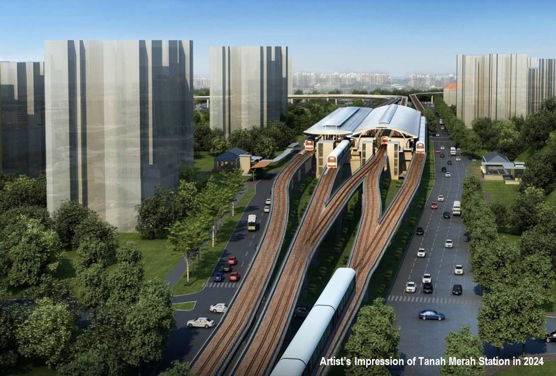 Tanah Merah MRT station upgrade news