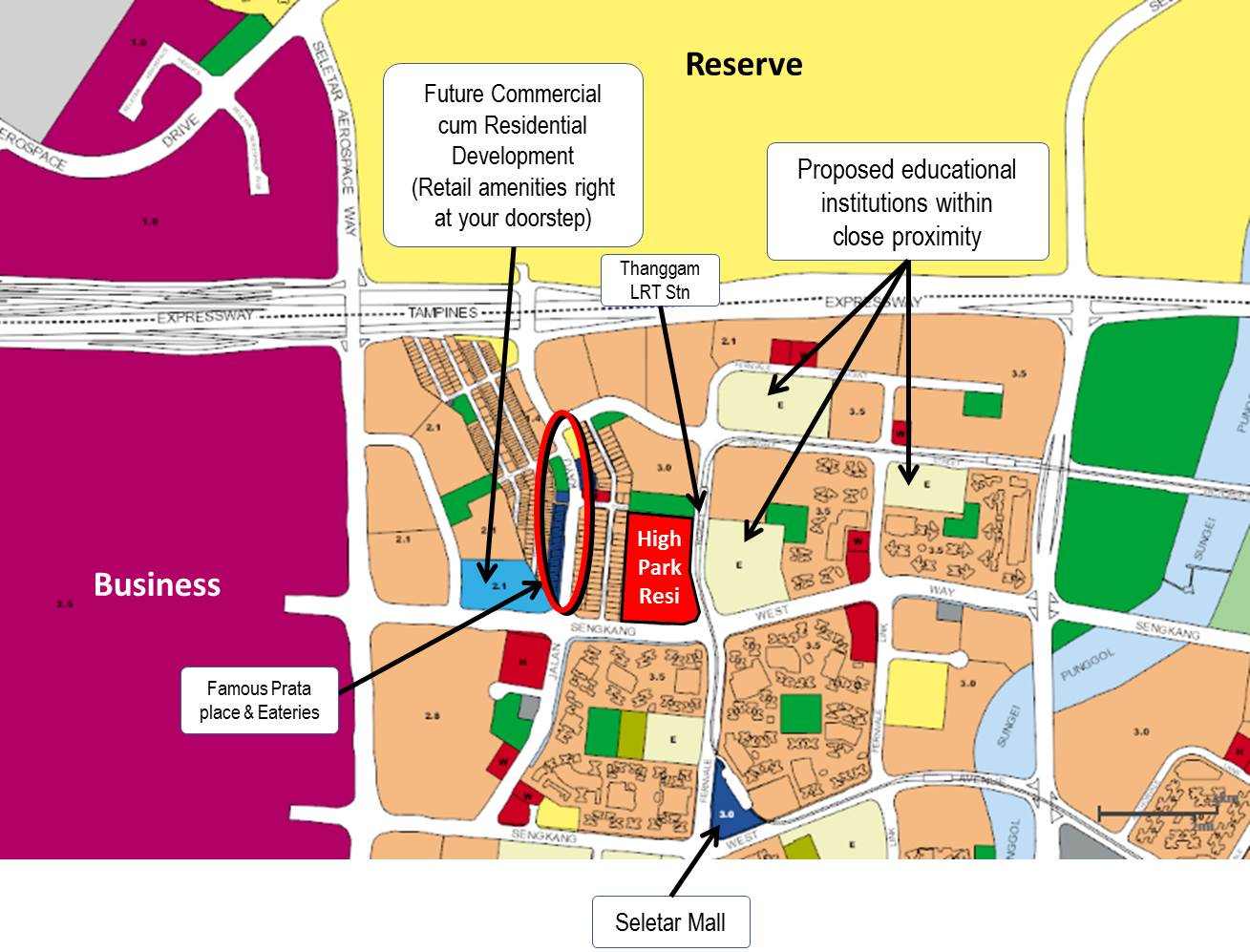 High Park Residences location map