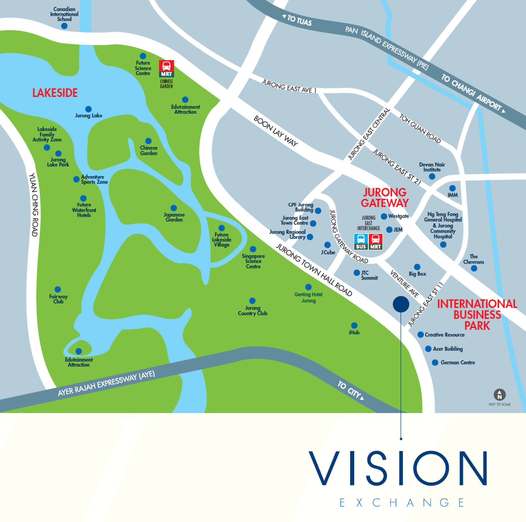 vision exchange location map